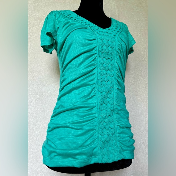 Ladies Teal Top - Picture 2 of 4